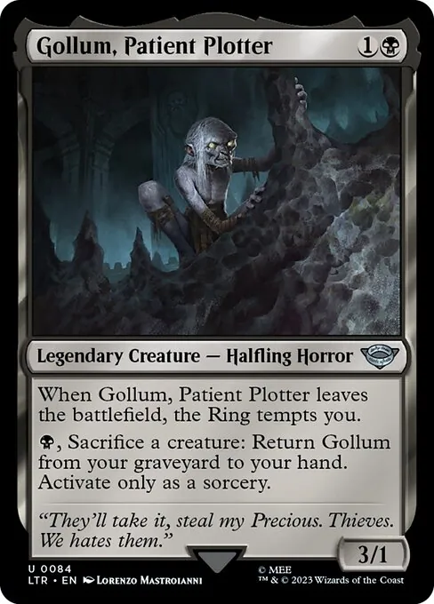 Gollum, Patient Plotter 084/321