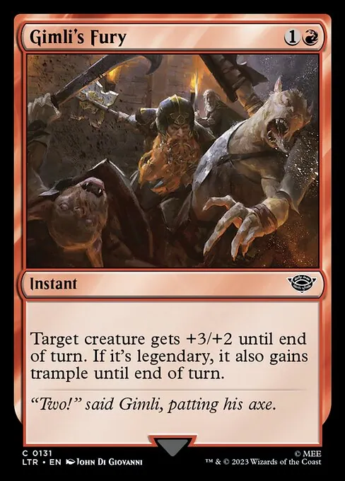 Gimli's Fury 131/321