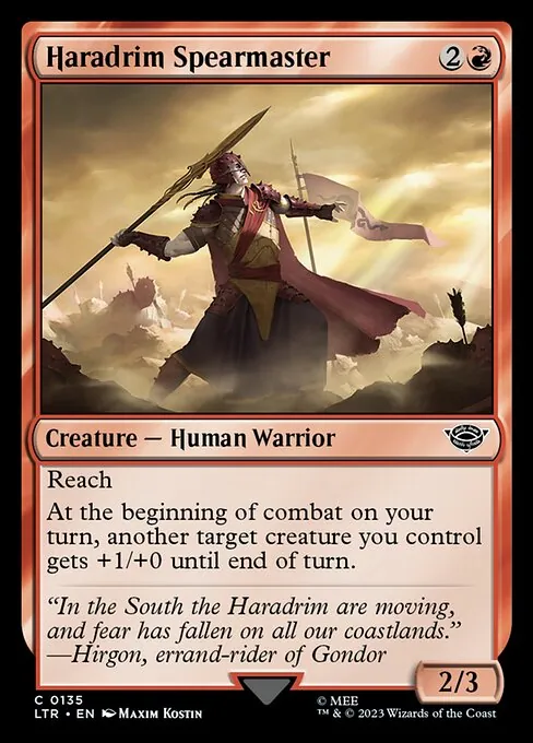 Haradrim Spearmaster 135/321