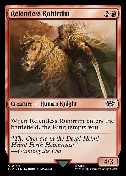 Relentless Rohirrim 144/321