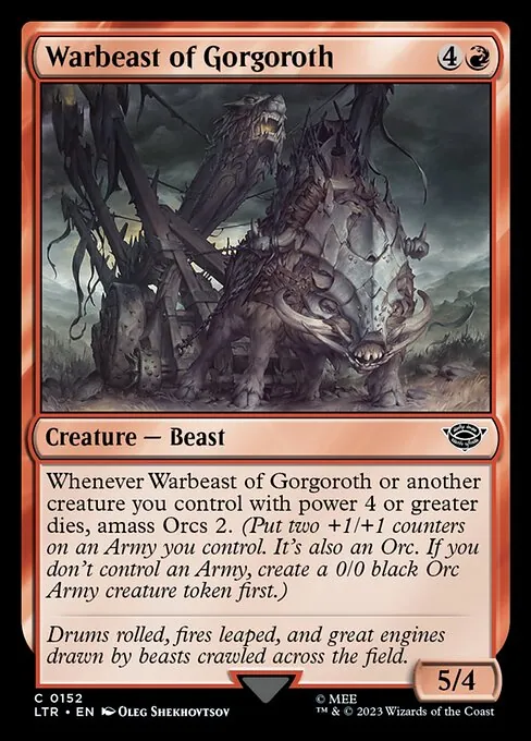 Warbeast of Gorgoroth 152/321