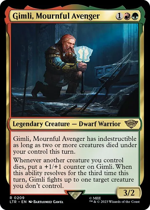 Gimli, Mournful Avenger 209/321