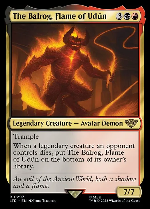The Balrog, Flame of Udûn 297/321