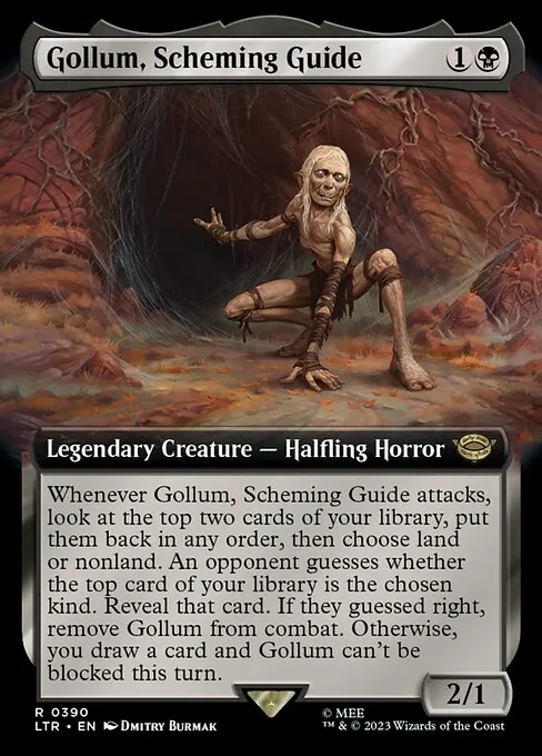 Gollum, Scheming Guide 390/321