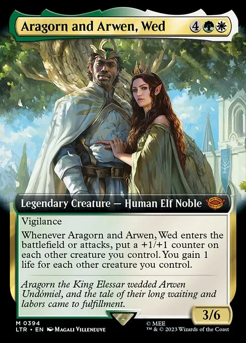 Aragorn and Arwen, Wed 394/321