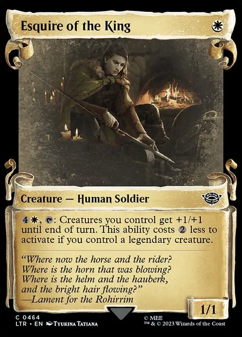 Esquire of the King 464/321