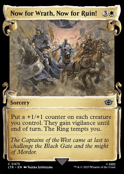Now for Wrath, Now for Ruin! 475/321