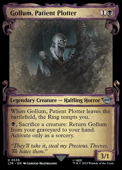 Gollum, Patient Plotter 535/321