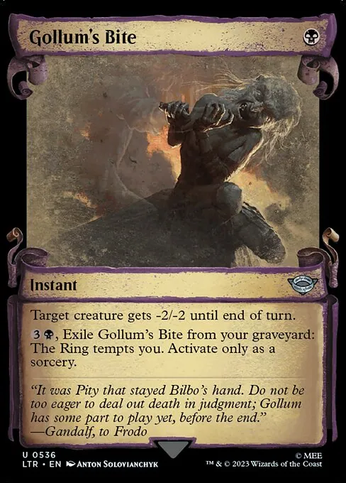 Gollum's Bite 536/321