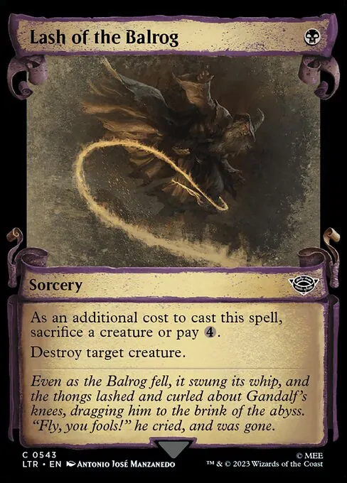 Lash of the Balrog 543/321