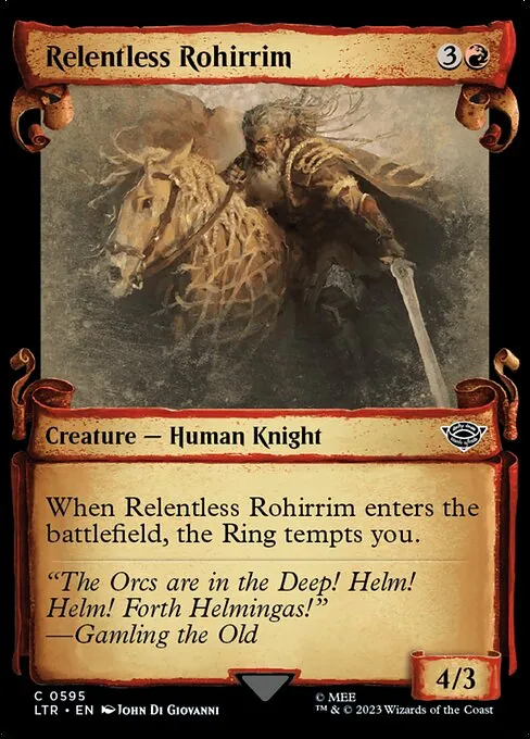 Relentless Rohirrim 595/321