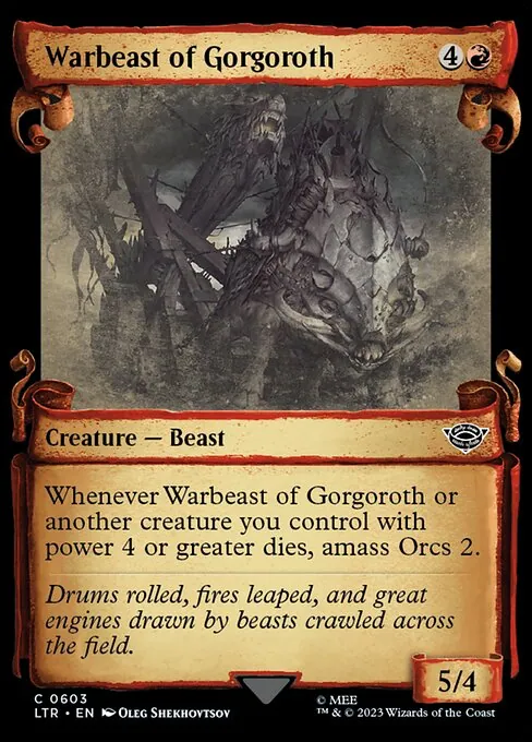 Warbeast of Gorgoroth 603/321