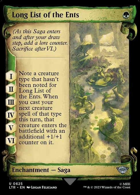Long List of the Ents 625/321