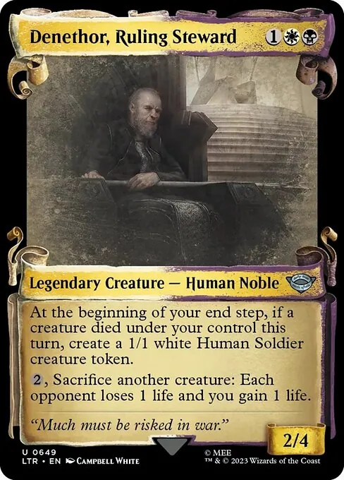 Denethor, Ruling Steward 649/321