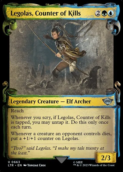 Legolas, Counter of Kills 663/321