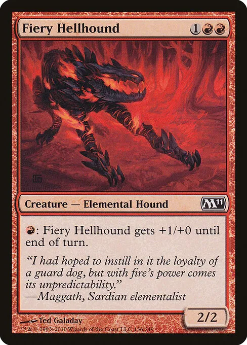 Fiery Hellhound 136/249