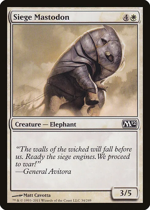 Siege Mastodon 034/249
