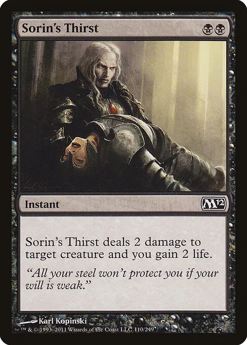 Sorin's Thirst 110/249