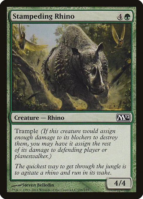 Stampeding Rhino 196/249