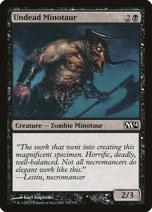 Undead Minotaur 119/249