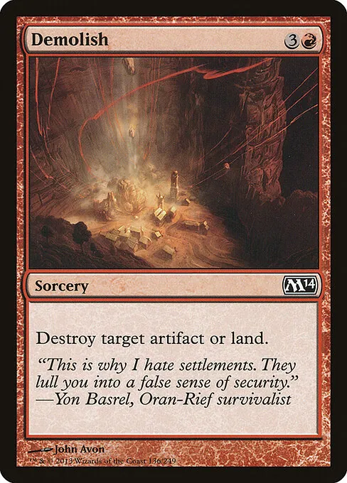 Demolish 136/249