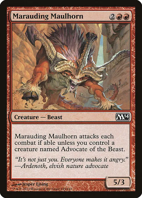 Marauding Maulhorn 145/249