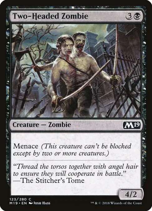 Two-Headed Zombie 123/280