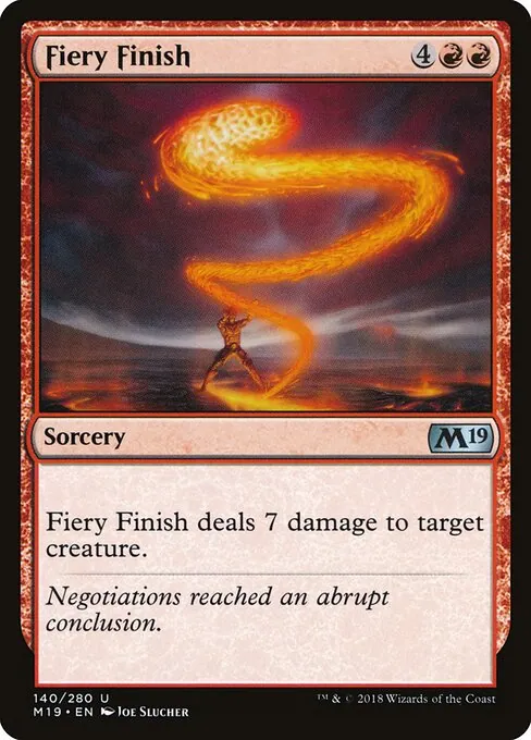 Fiery Finish 140/280