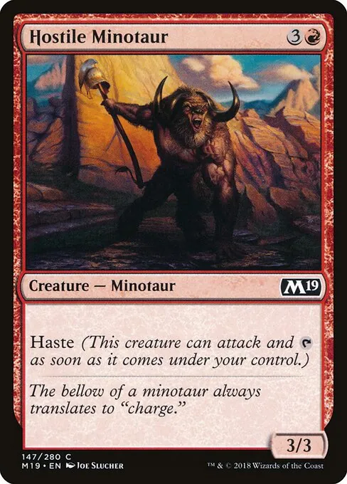 Hostile Minotaur 147/280