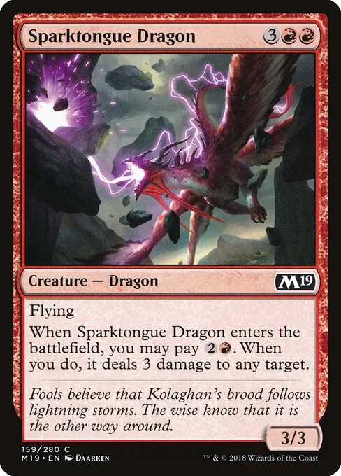 Sparktongue Dragon 159/280