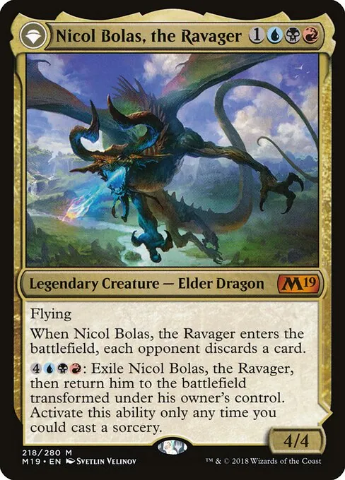 Nicol Bolas, the Ravager // Nicol Bolas, the Arisen 218/280