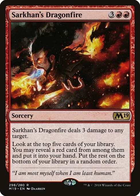 Sarkhan's Dragonfire 298/280