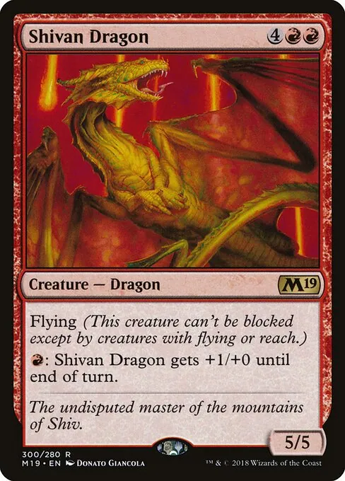 Shivan Dragon 300/280
