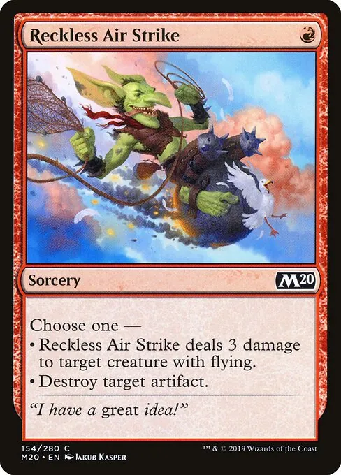 Reckless Air Strike 154/344