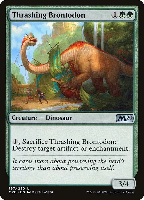 Thrashing Brontodon 197/344