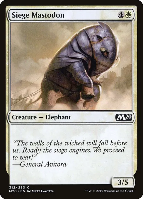 Siege Mastodon 312/344