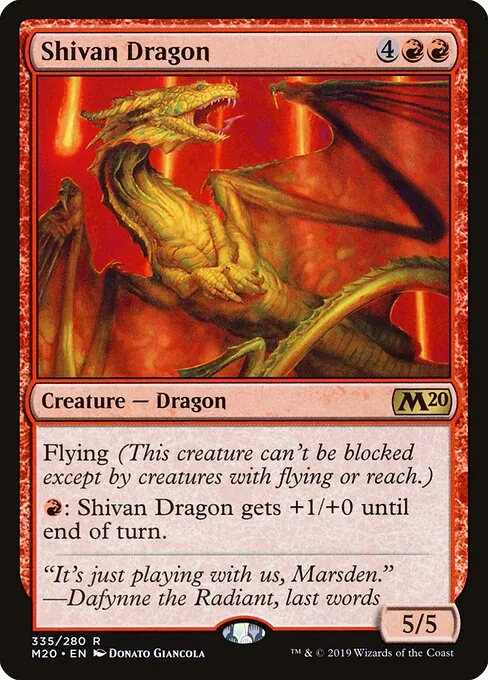 Shivan Dragon 335/344