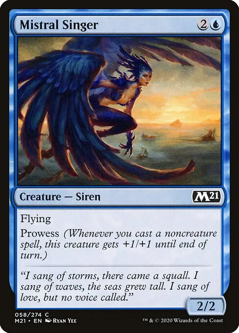 Mistral Singer 058/274