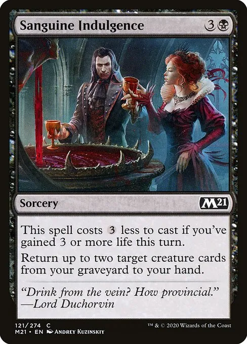 Sanguine Indulgence 121/274