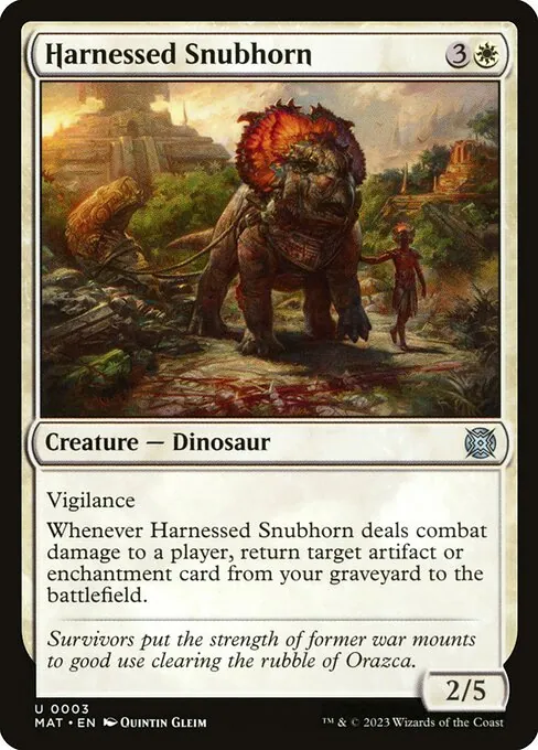 Harnessed Snubhorn 003/050