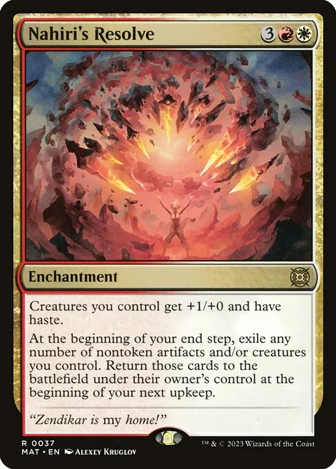 Nahiri's Resolve 037/050