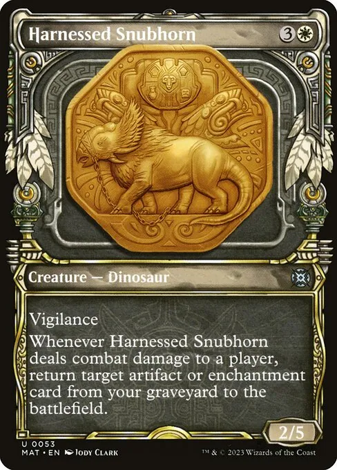Harnessed Snubhorn 053/050