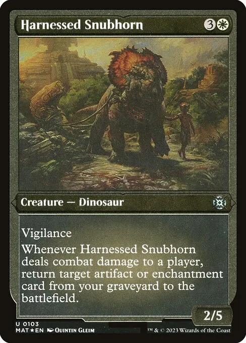 Harnessed Snubhorn 103/050