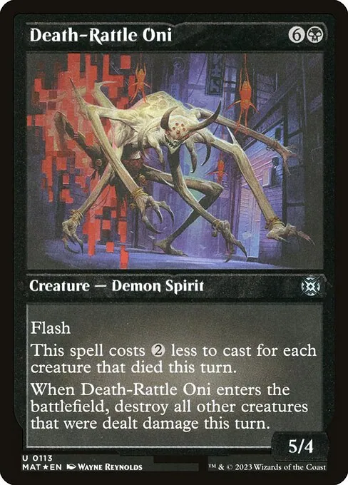 Death-Rattle Oni 113/050