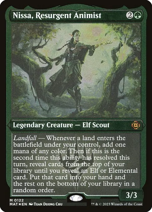 Nissa, Resurgent Animist 122/050