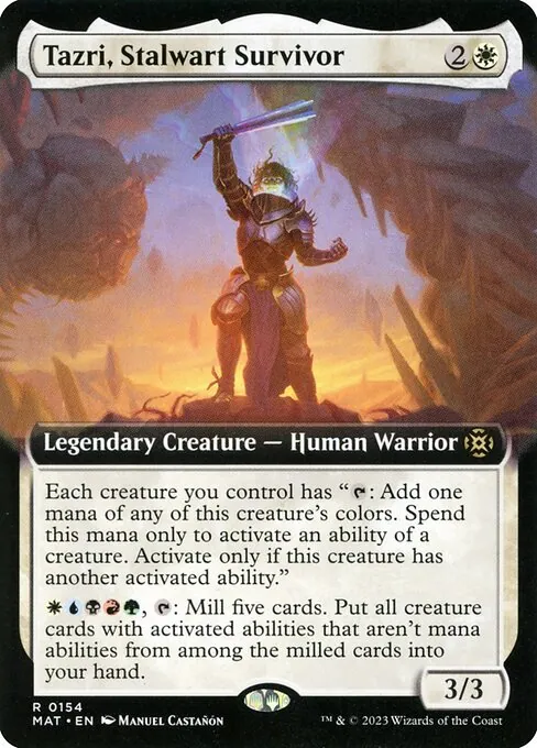Tazri, Stalwart Survivor 154/050