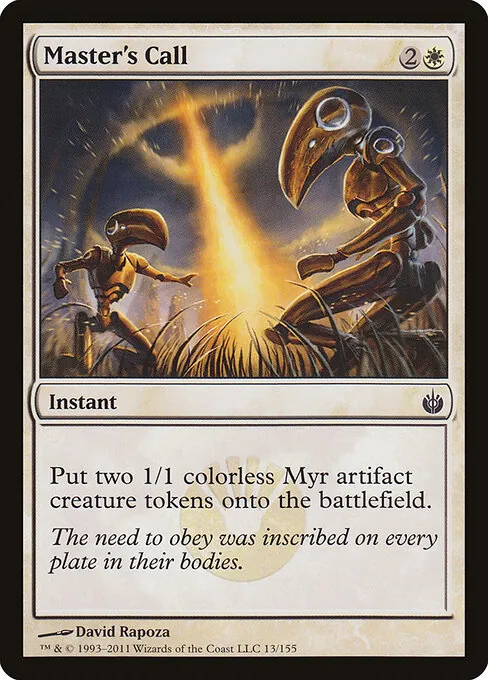 Master's Call 013/155