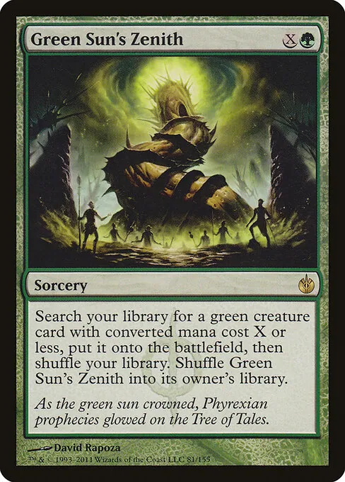 Green Sun's Zenith 081/155