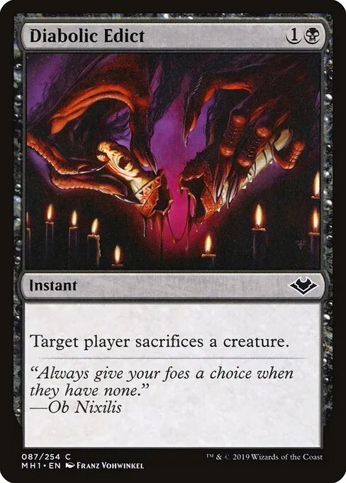 Diabolic Edict 087/254