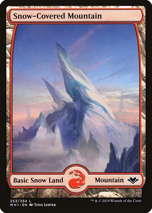 Snow-Covered Mountain 253/254